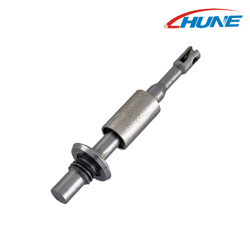 Hollow at solid plug pin