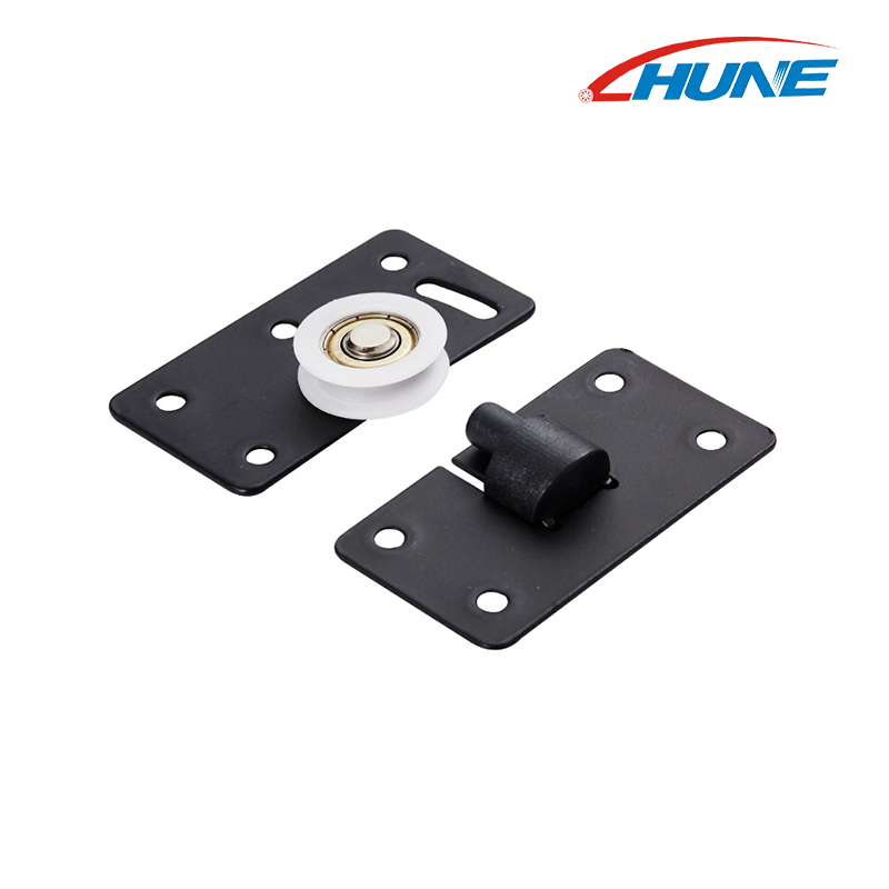 Wardrobe hardware furniture cabinet adjustable sliding door roller nylon sliding roller