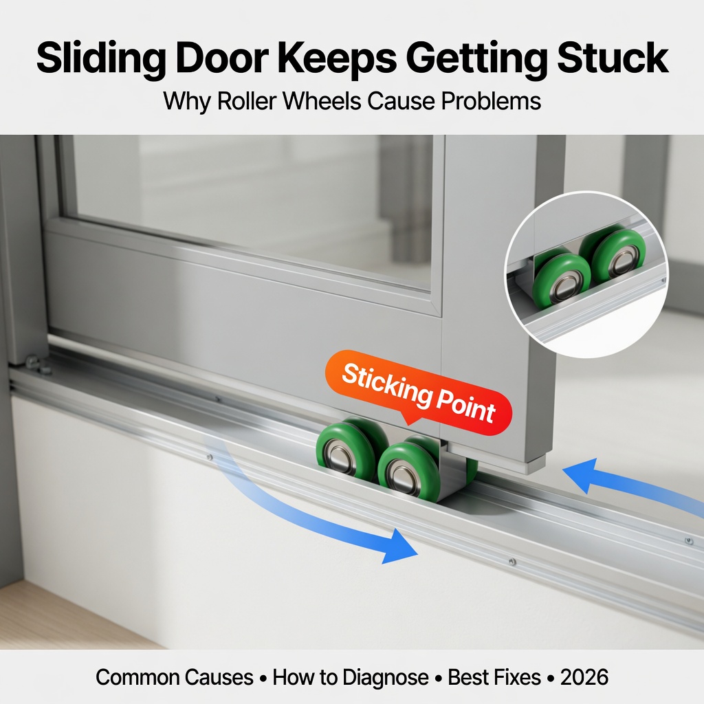  Patuloy na Natigil ang Sliding Door — Ang Roller Wheels kaya ang Problema
