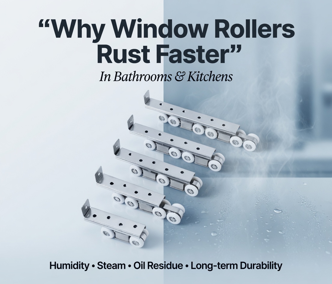  Bakit Mas Mabilis na kalawangin ang Window Roller Sa Banyo At Lugar ng Kusina