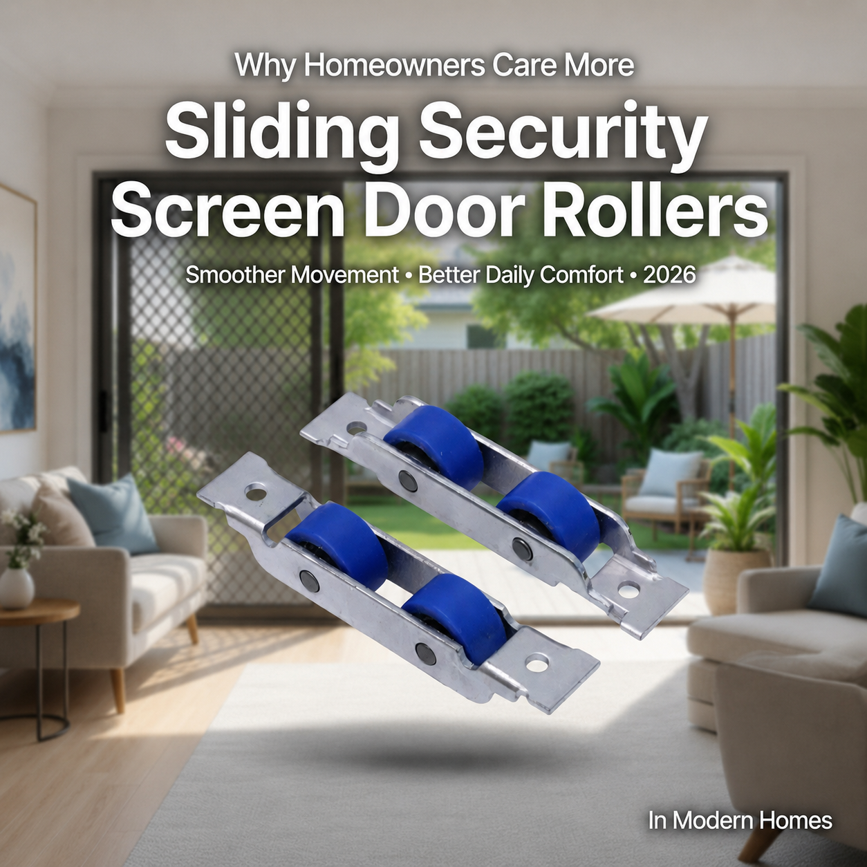  Bakit Mas Nagmamalasakit ang Mga May-ari ng Bahay Tungkol sa Mga Sliding Security Screen Door Roller Sa 2026
