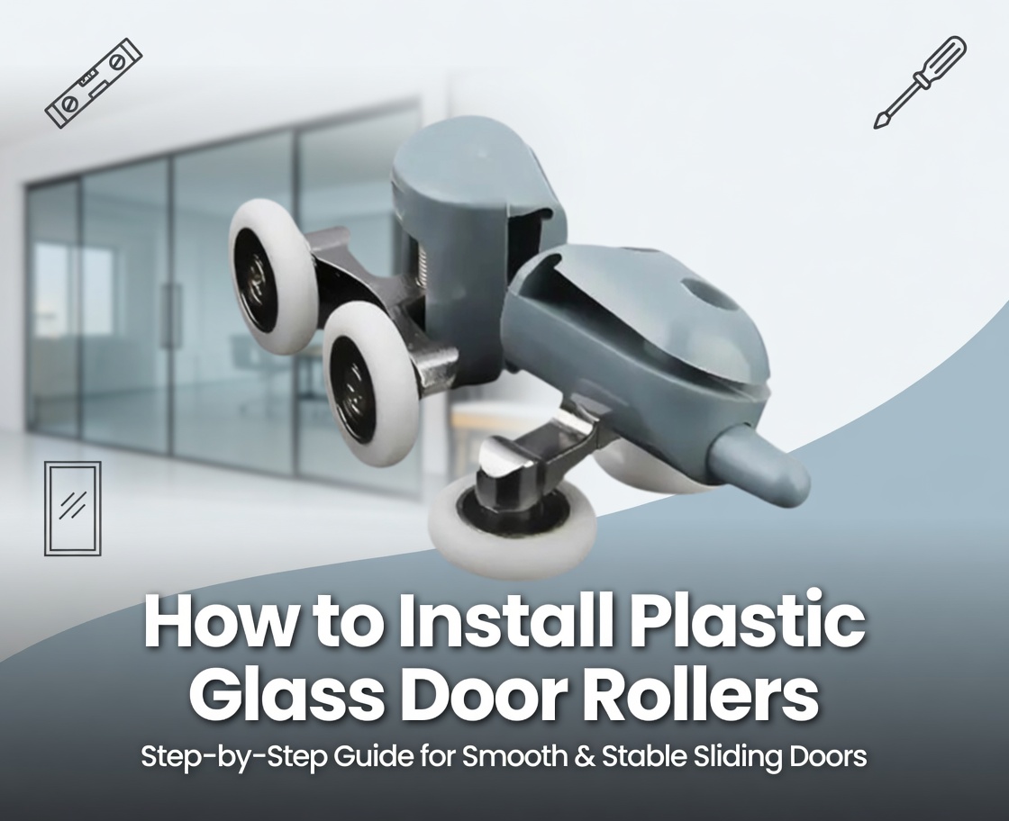  Paano Mag-install ng Mga Plastic na Glass Door Roller