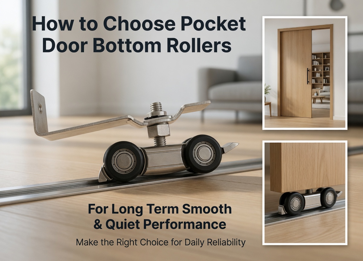  Paano Pumili ng Pocket Door Bottom Roller para sa Pangmatagalang Paggamit