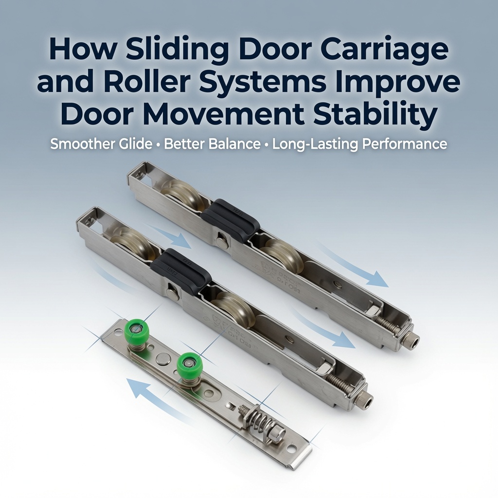  Paano Pinapabuti ng Sliding Door Carriage at Roller System ang Stability ng Door Movement