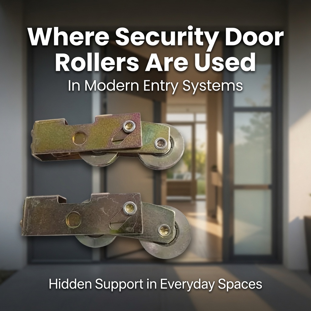  Kung Saan Ginagamit ang mga Security Door Roller sa Modern Entry System