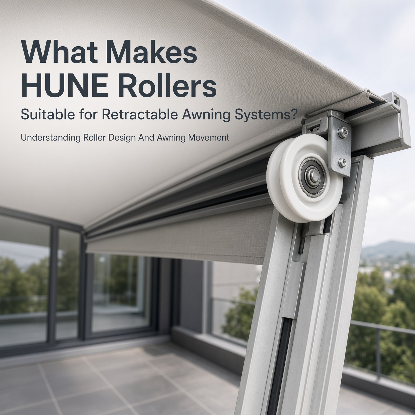  Ano ang Nagiging Angkop sa HUNE Rollers para sa mga Retractable Awning System