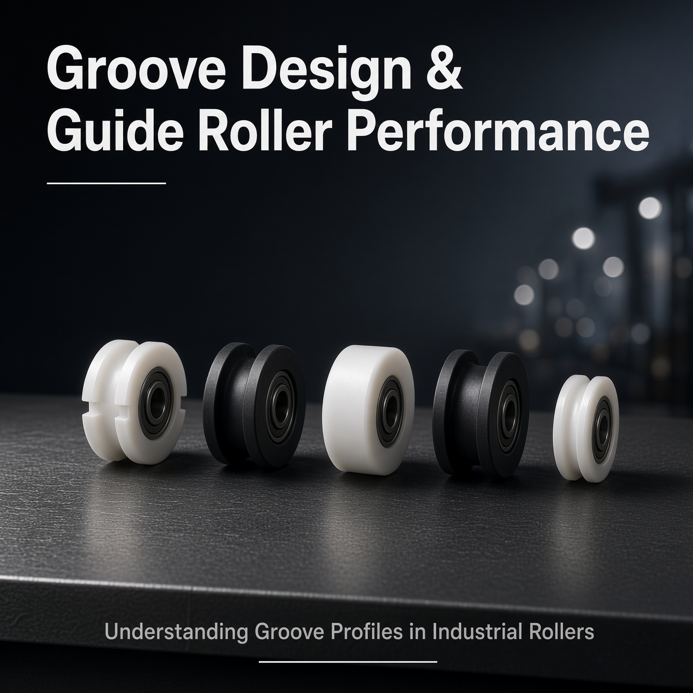  Paano Nakakaapekto ang Groove Design sa Industrial Guide Roller Performance