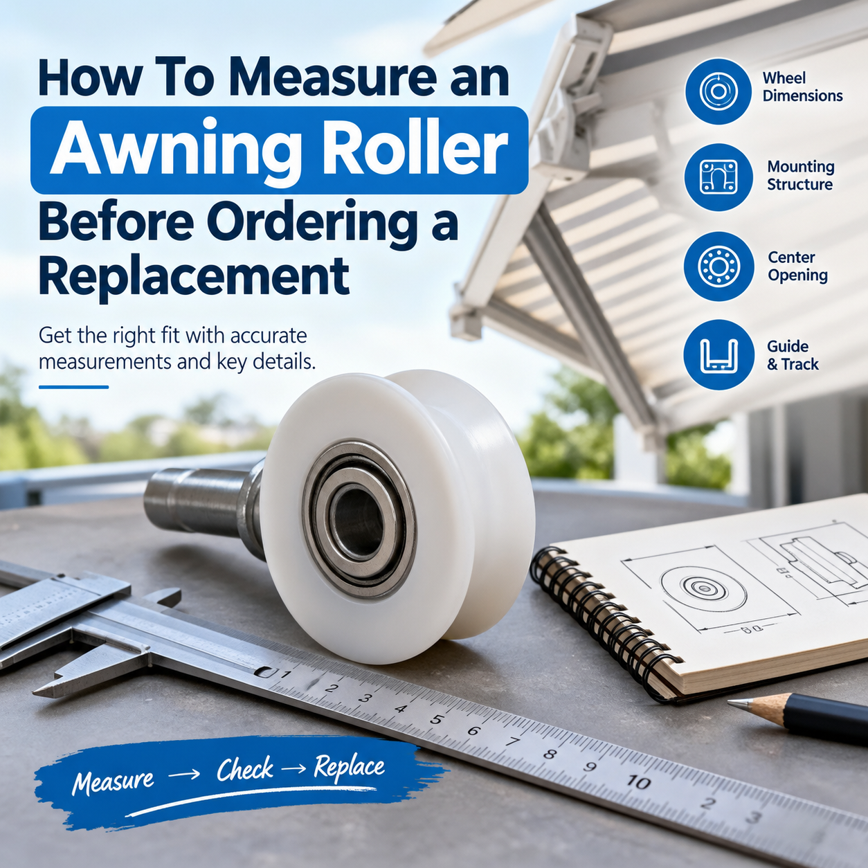  Paano Sukatin ang Awning Roller Bago Umorder ng Kapalit
